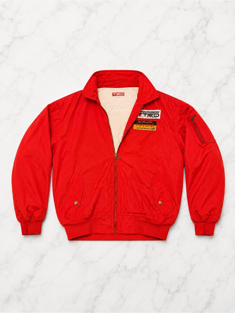 Red Racing Zip-Up Jacket
